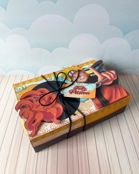 Leve + 13 - Arquivo de Corte - Mini Confeiteiro (naruto) 4