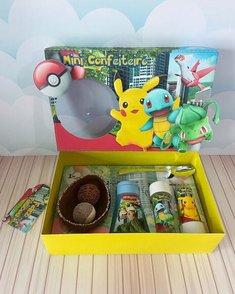 Leve + 13 - Arquivo de Corte - Mini Confeiteiro (pokemon) 3