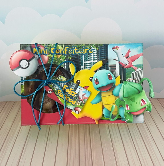Leve + 13 - Arquivo de Corte - Mini Confeiteiro (pokemon) 3