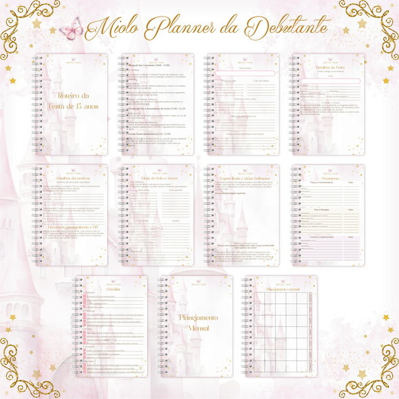 Leve + 13 - Arquivo Digital - Planner da Debutante 1