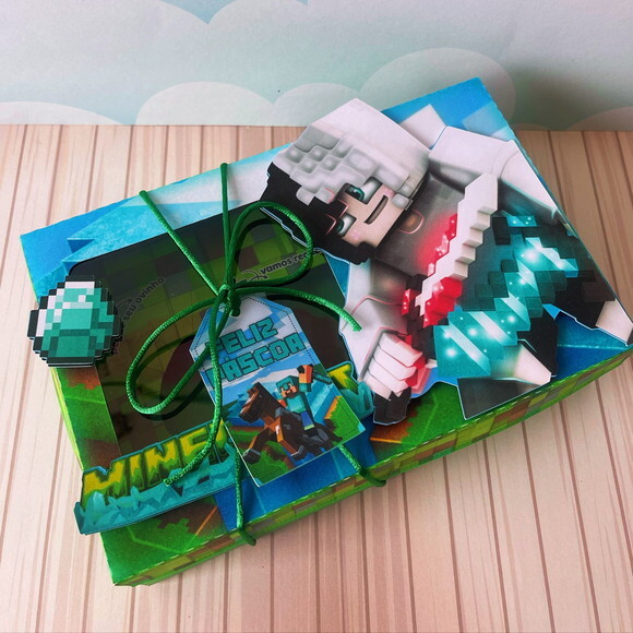 Leve + 13 Arquivo de Corte - Mini Confeiteiro (minecraft) 2