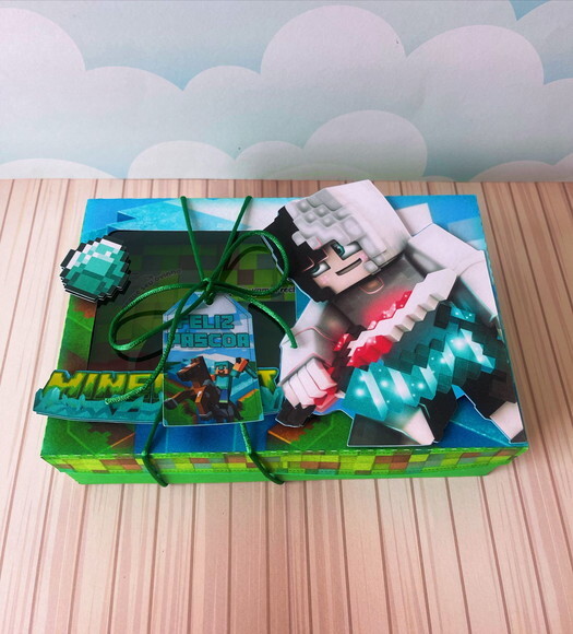 Leve + 13 Arquivo de Corte - Mini Confeiteiro (minecraft) 2