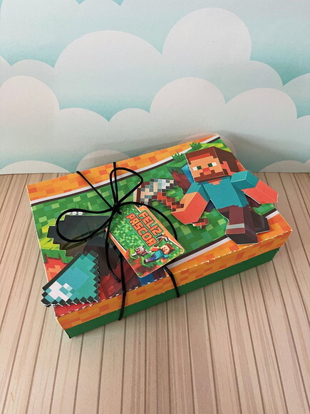 Leve + 13 Arquivo de Corte - Mini Confeiteiro (minecraft) 3