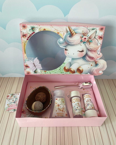 Leve + 13 Arquivo de Corte - Mini Confeiteiro (unicórnio) 6