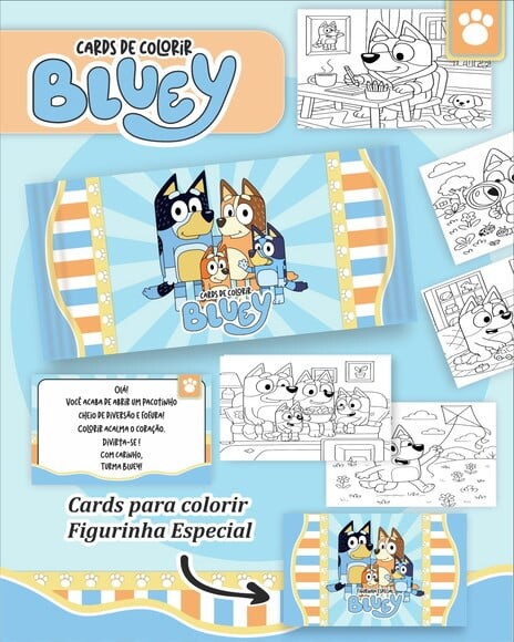 Leve + 13 Arquivo Digital - Cards para Colorir (blu) 1