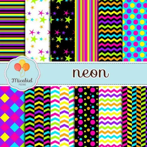 Papel Digital - Neon 2
