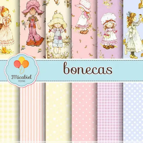 Papel Digital - Bonecas 1