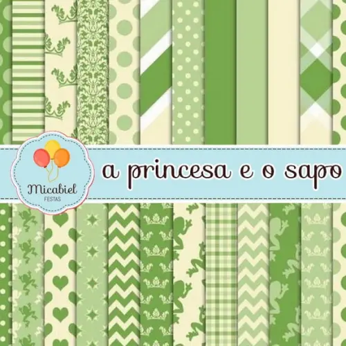 Papel Digital - a Princesa e o Sapo 1