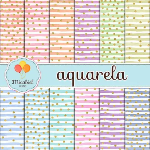Papel Digital - Aquarela 13