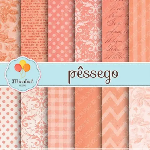 Papel Digital - Pêssego 1