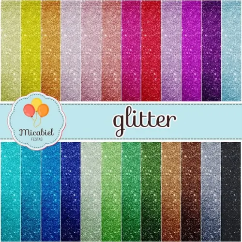 Papel Digital - Glitter 1