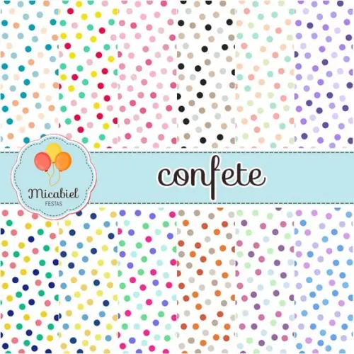 Papel Digital - Confete 1