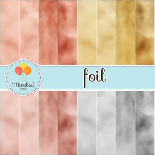 Papel Digital - Foil (metais) 1