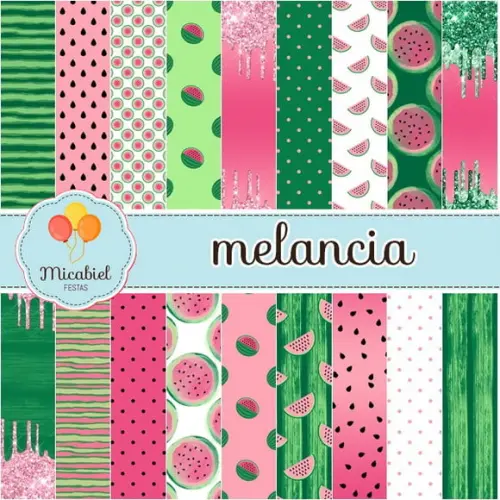Papel Digital - Melancia 2