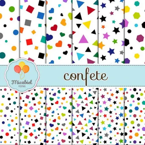 Papel Digital - Confete 2