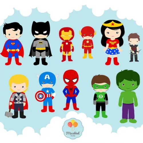 Clipart - Heróis 1