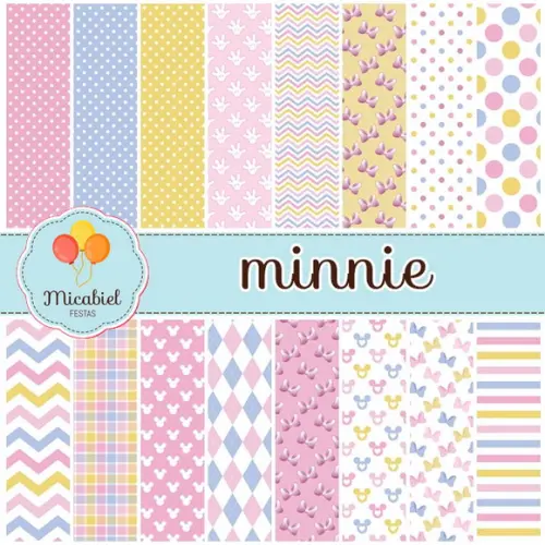 Papel Digital - Minnie Baby 2