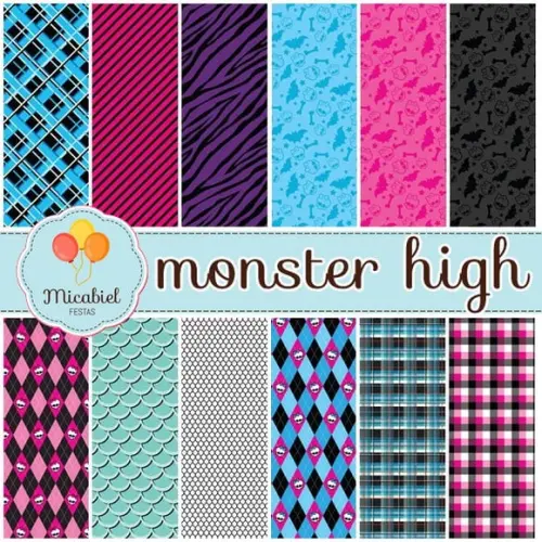 Papel Digital - Monster High 1