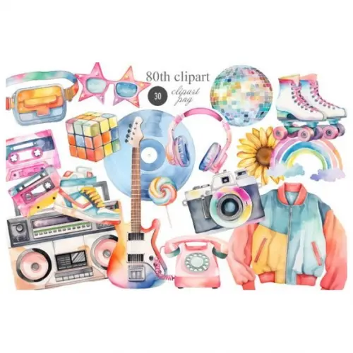 Clipart - Anos 80 1