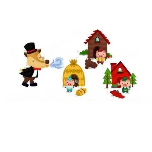 Clipart - Três Porquinhos 4