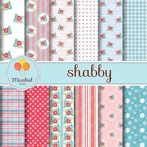 Papel Digital - Shabby Chic 7