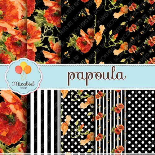 Papel Digital - Papoula 1