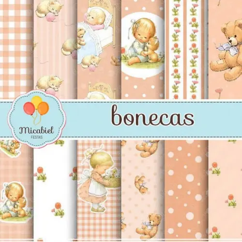 Papel Digital - Bonecas 2