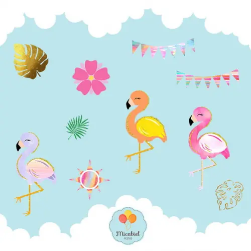 Clipart - Flamingo 1