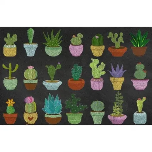 Clipart - Chalkboard (cacto)