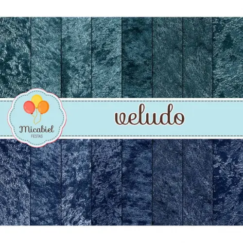 Papel Digital - Veludo (azul) 1
