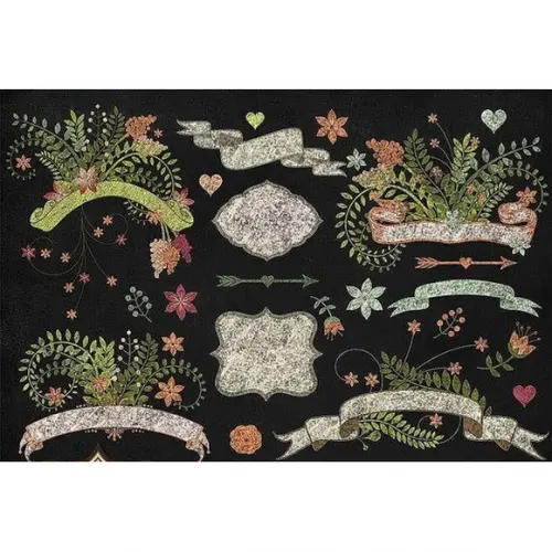 Clipart - Chalkboard (buquê)