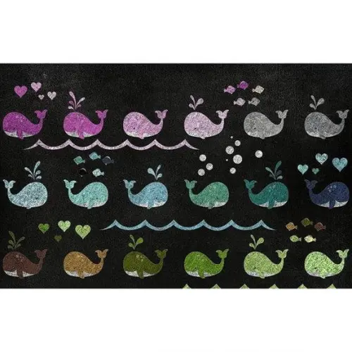 Clipart - Chalkboard (baleia)