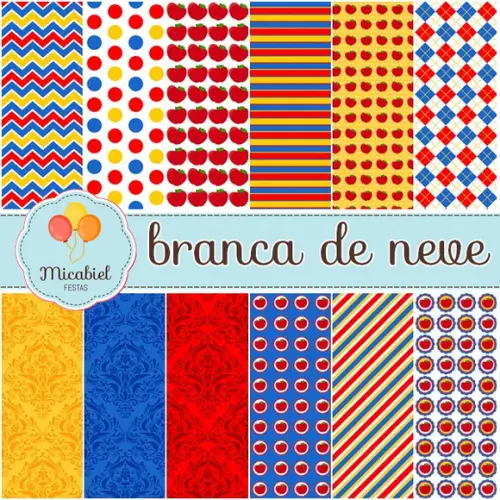 Papel Digital - Branca de Neve 4