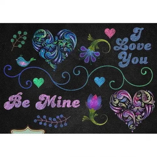 Clipart - Chalkboard (namorados)