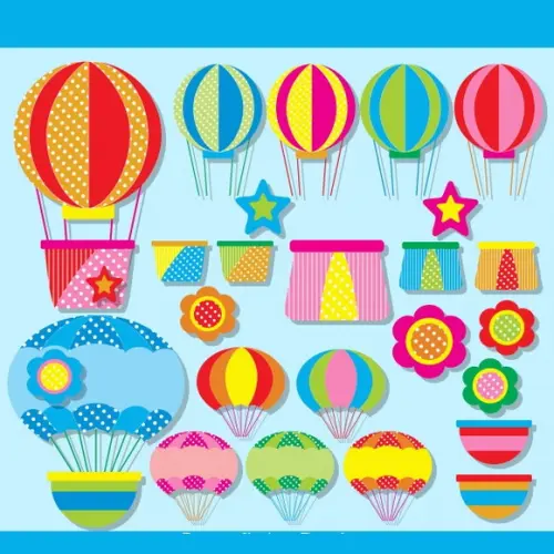 Clipart - Construa Seu Balão 1