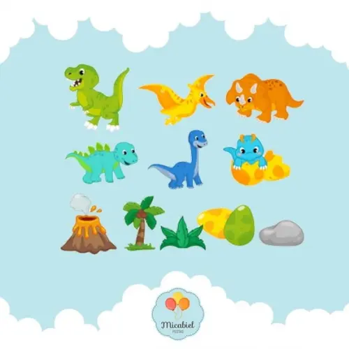 Clipart - Dinossauros 3
