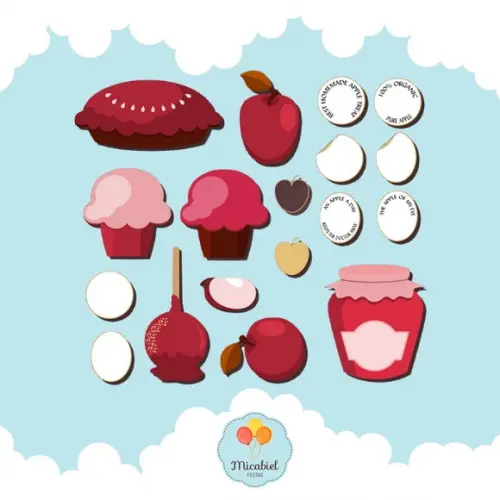 Clipart - Maçã 1