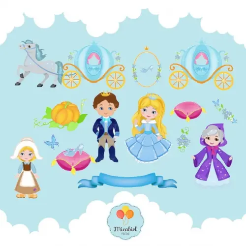 Clipart - Cinderela 1