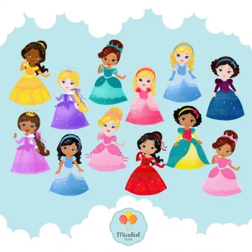 Clipart - Princesas 1