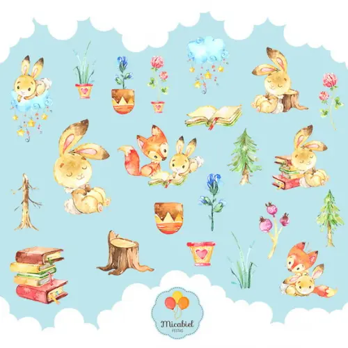Clipart - Aquarela (animais) 3