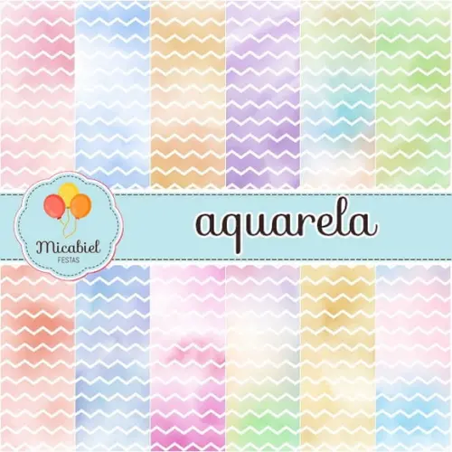 Papel Digital - Aquarela 14