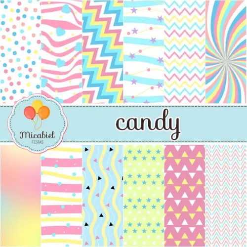 Papel Digital - Candy 1