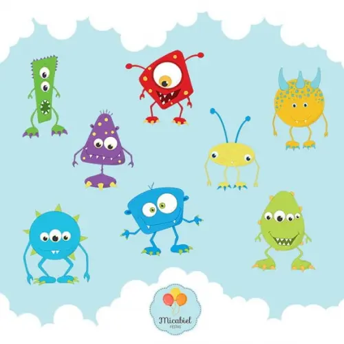 Clipart - Monstros 1