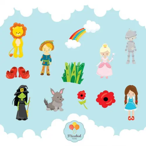 Clipart - Mágico de Oz 1