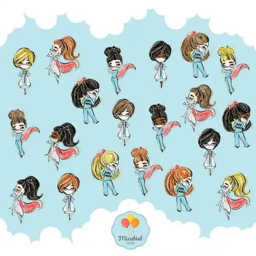 Clipart - Super-heroínas 1