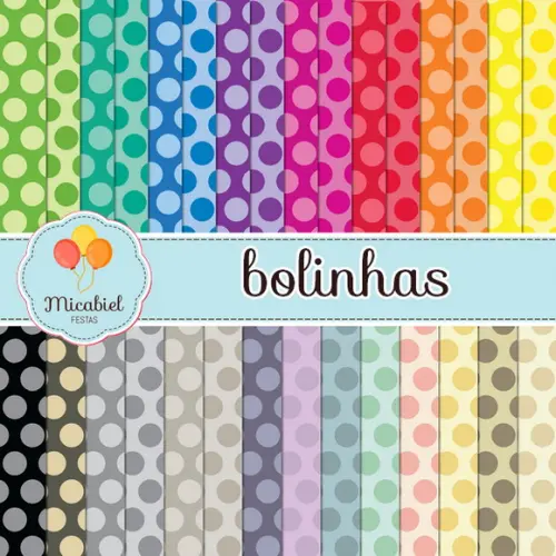 Papel Digital - Bolinhas 1