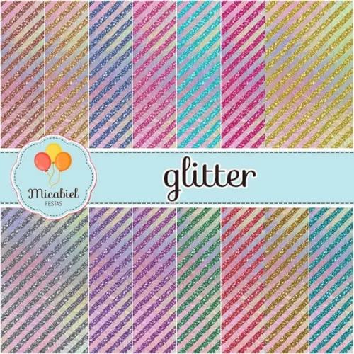 Papel Digital - Glitter 15