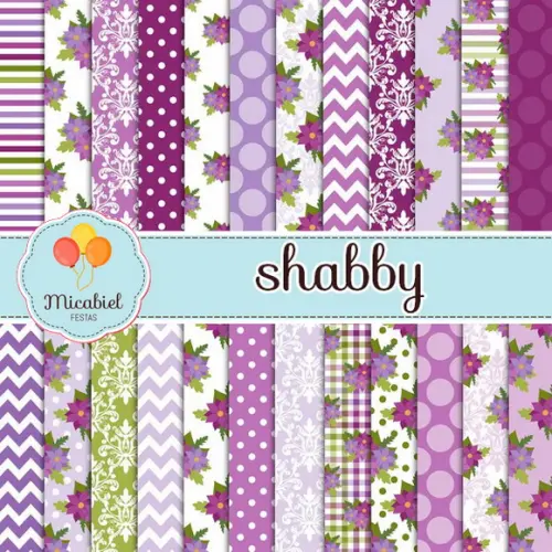 Papel Digital - Shabby Chic 1