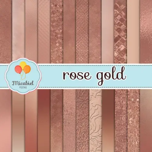 Papel Digital - Rose Gold 7