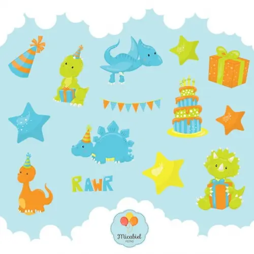 Clipart - Dinossauros 2